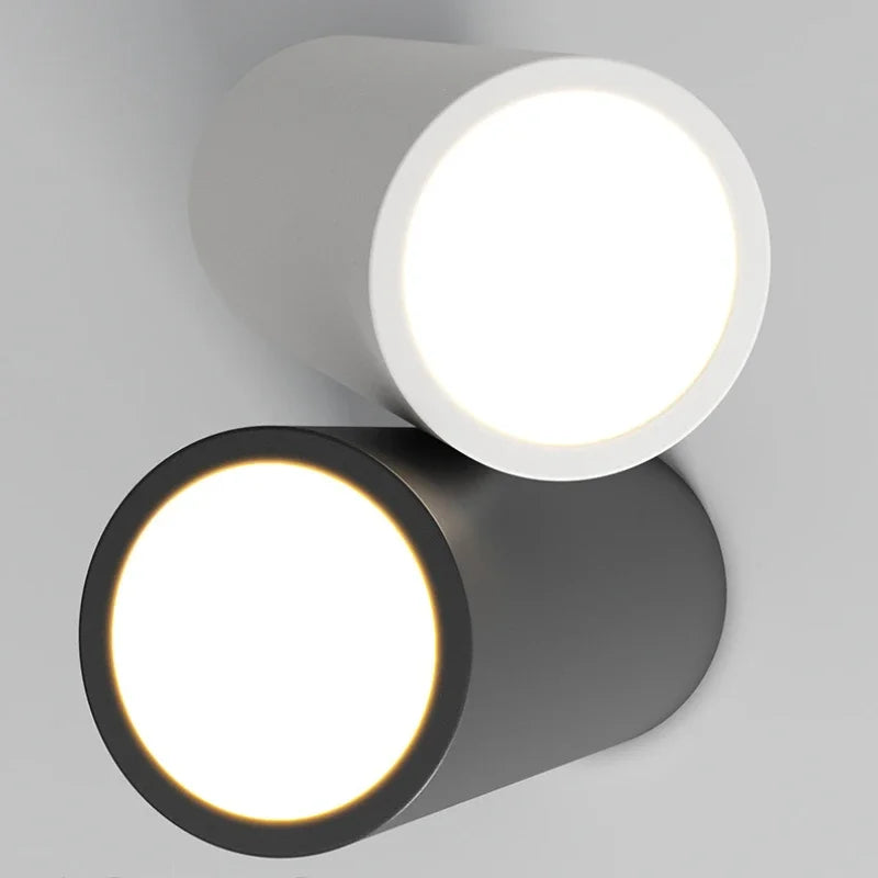 Nowoczesna Lampa sufitowa LED 3 źródła światła czarna metalowa