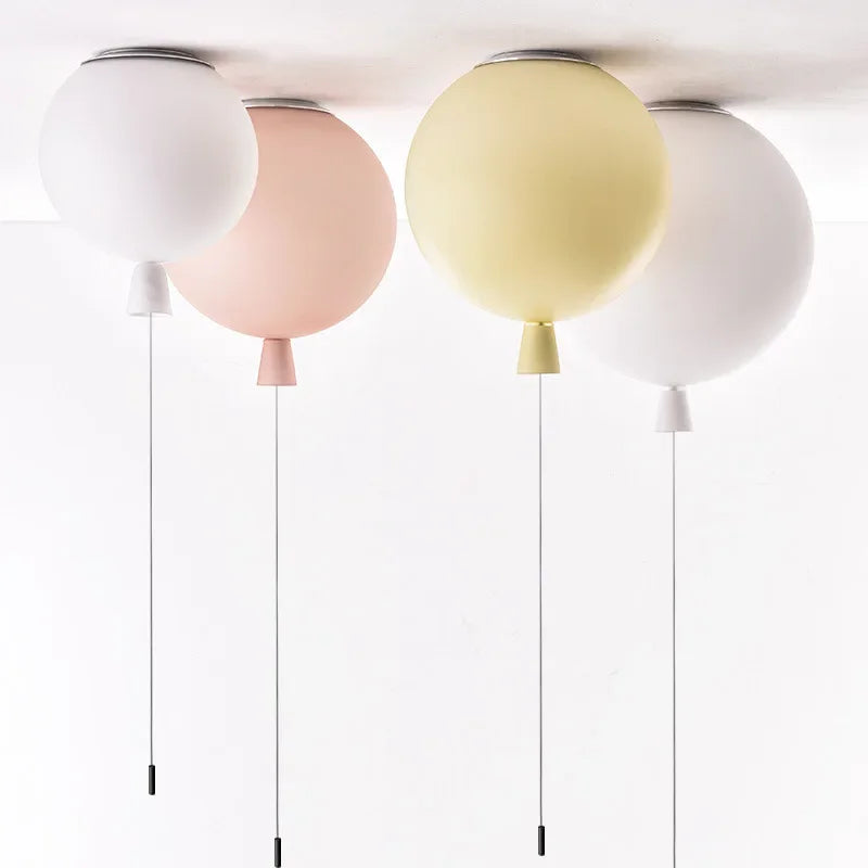 Nowoczesna Lampa Sufitowa Balon LED do Pokoju Dziecka Macaron