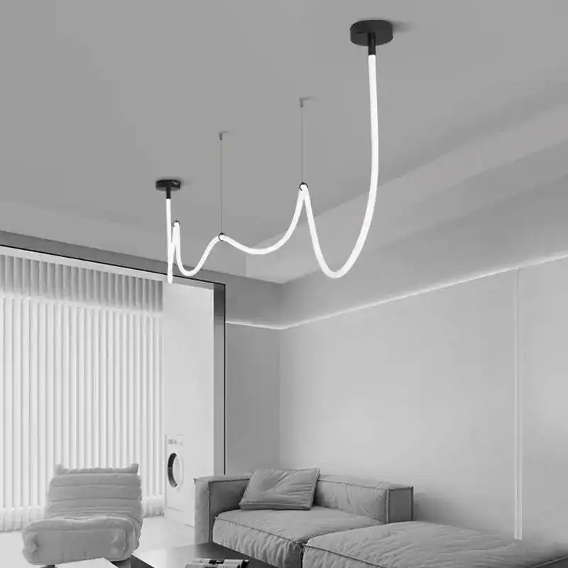 Designerskie oświetlenie wnętrz HomeLover nowoczesna lampa sufitowa w salonie