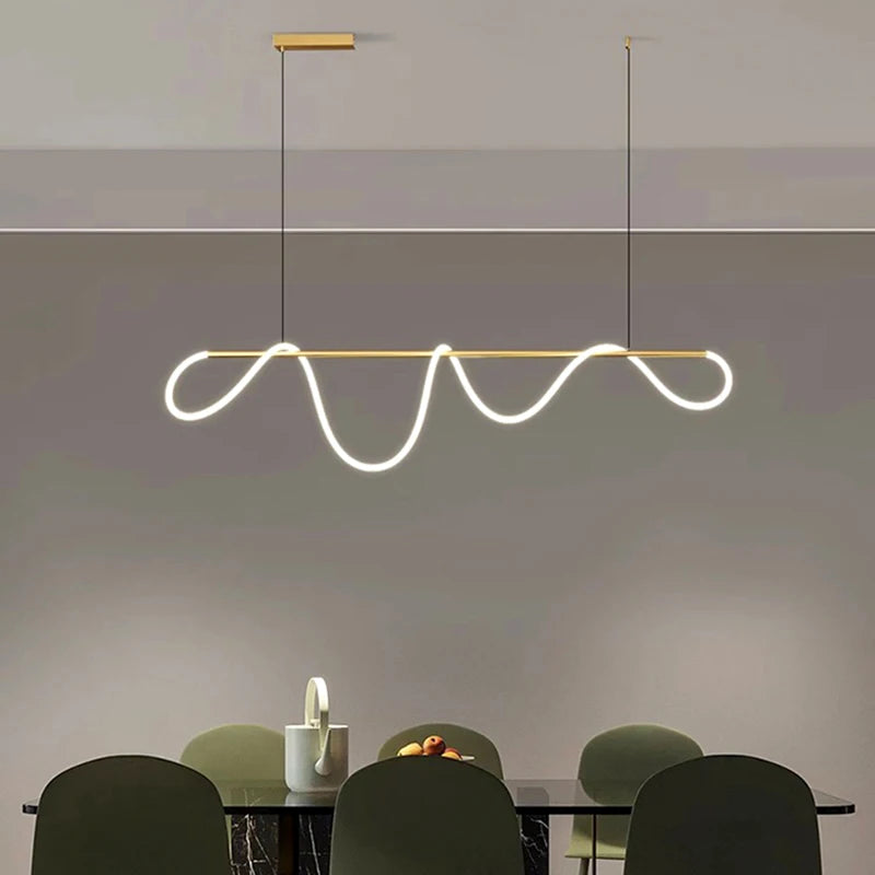 savenmade designerskie oświetlenie sufitowe LED w nowoczesnym stylu nad stołem jadalnianym