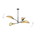 LOTUS 4 BLACK/RATTAN