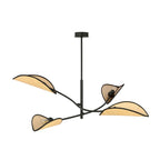 LOTUS 4 BLACK/RATTAN