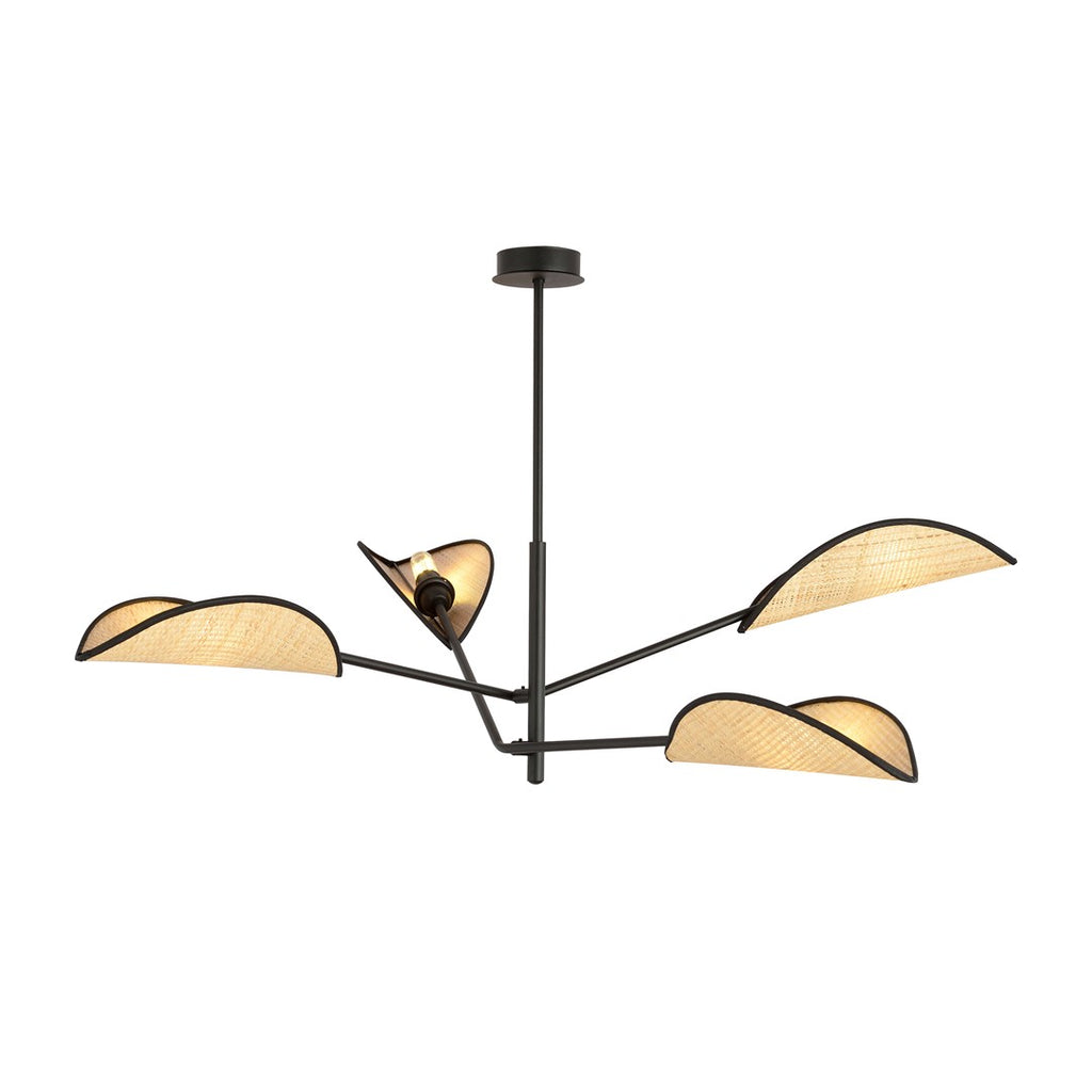 VENE 4 BLACK/RATTAN