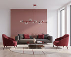 MAGNUS 8 BURGUNDY TRANSPARENT