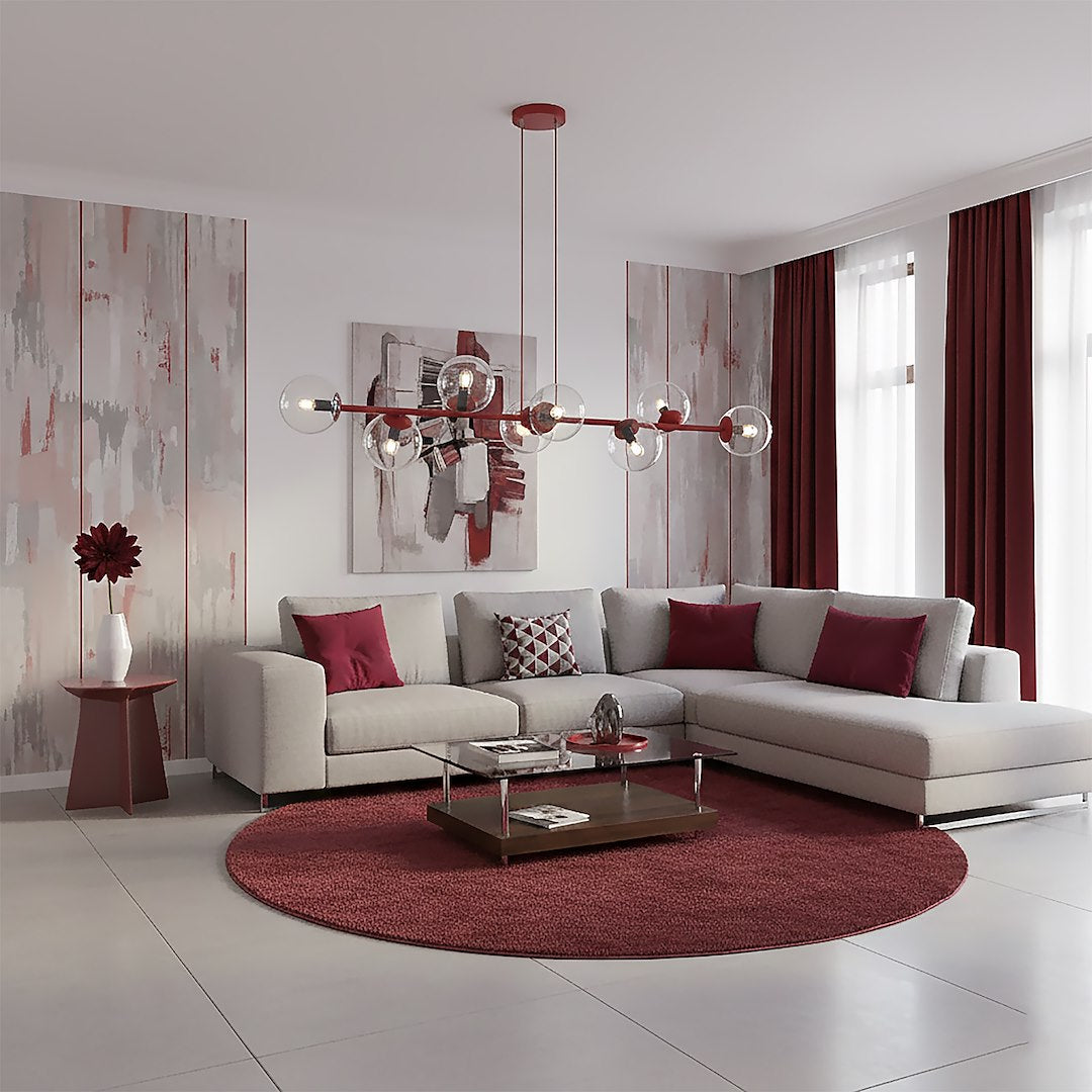 MAGNUS 8 BURGUNDY TRANSPARENT