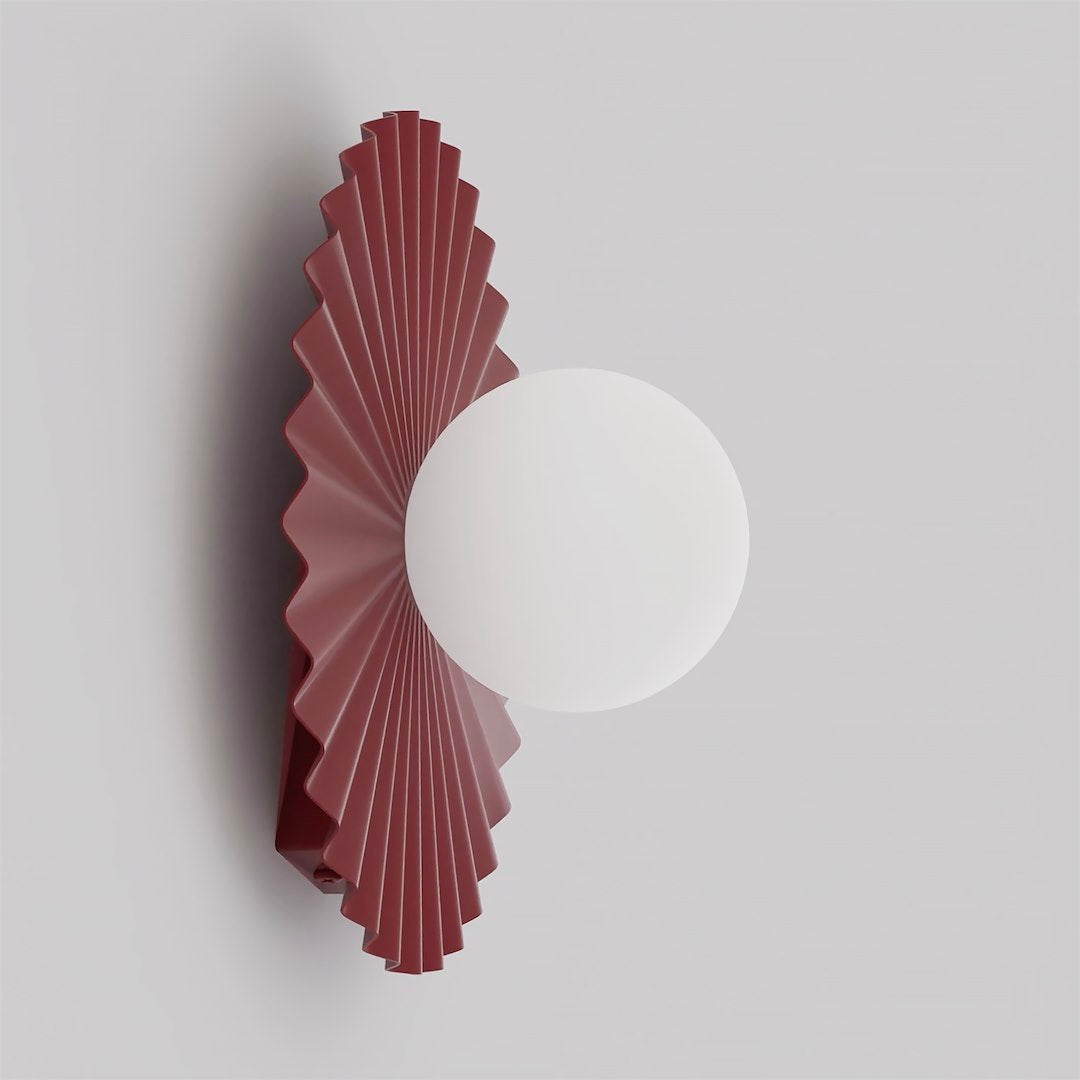 Emibig Umbra K1 M bordowy – lampa ścienna do salonu