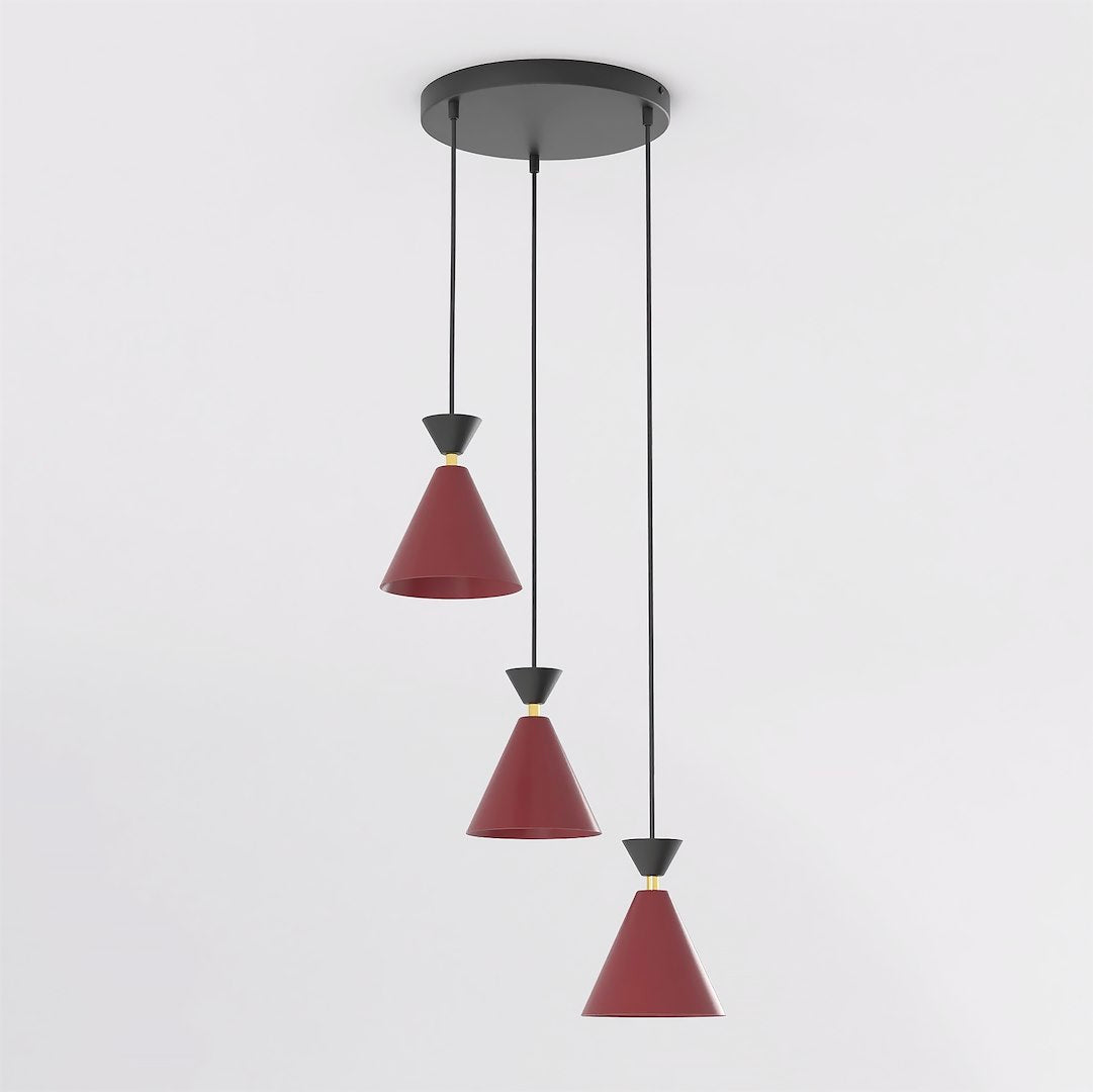 KLEVER 3PREM BURGUNDY BLACK