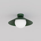 MONO PLAFON 1S OLIVE GREEN