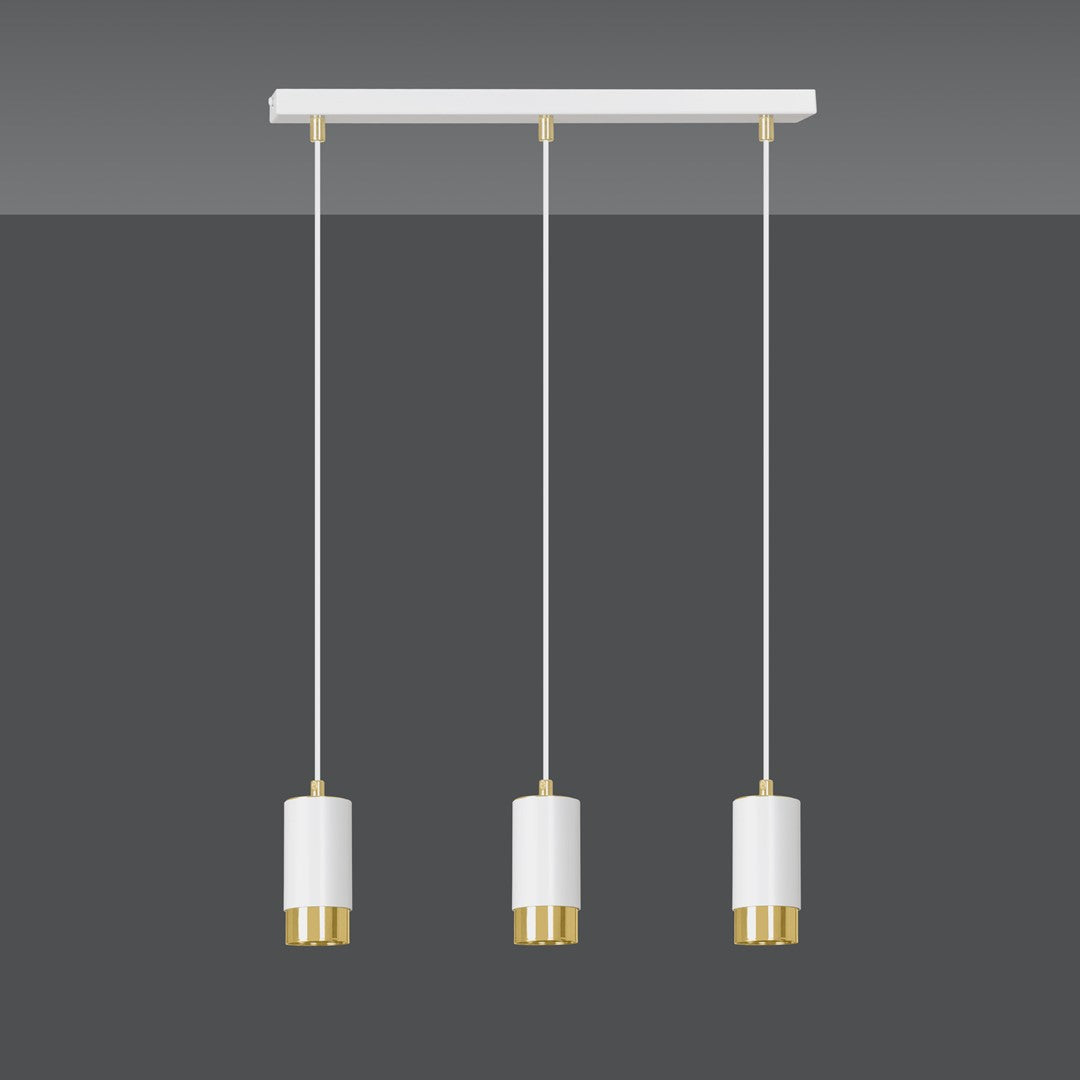 FUMIKO 3 WH/GOLD
