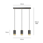 FUMIKO 3 BL/GOLD