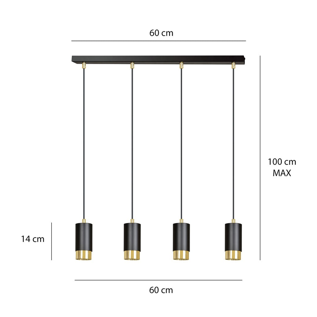 FUMIKO 4 BL/GOLD