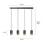 FUMIKO 4 BL/GOLD