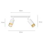 HIRO 2 WH/GOLD