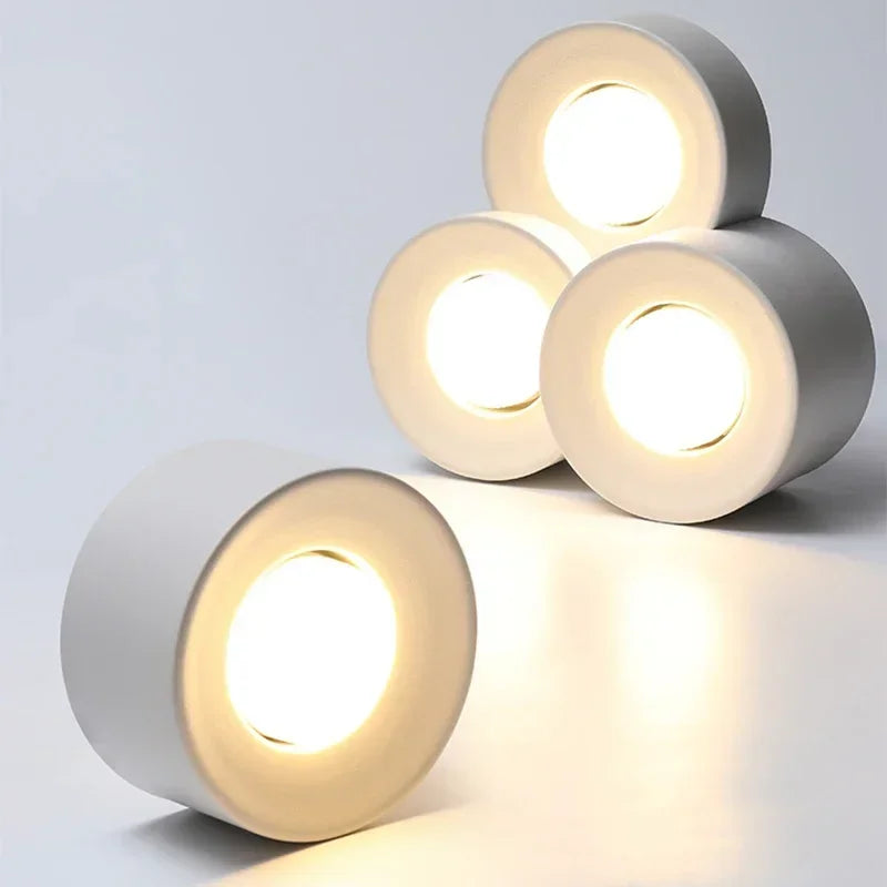 Nowoczesna sufitowa lampa LED cylindryczna spot do sypialni