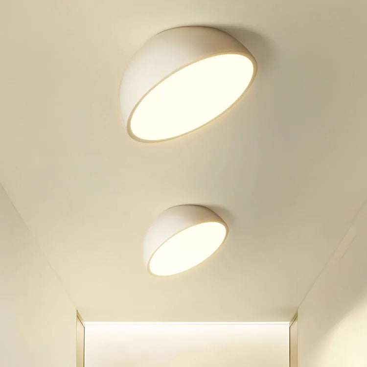 Nowoczesna Lampa sufitowa LED 30CM czarna biała 20-30W