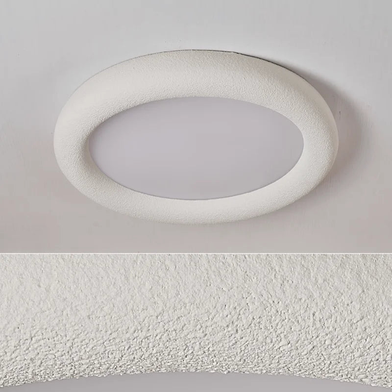 Nowoczesna Lampa Sufitowa LED Wabi Sabi 55cm Kremowa