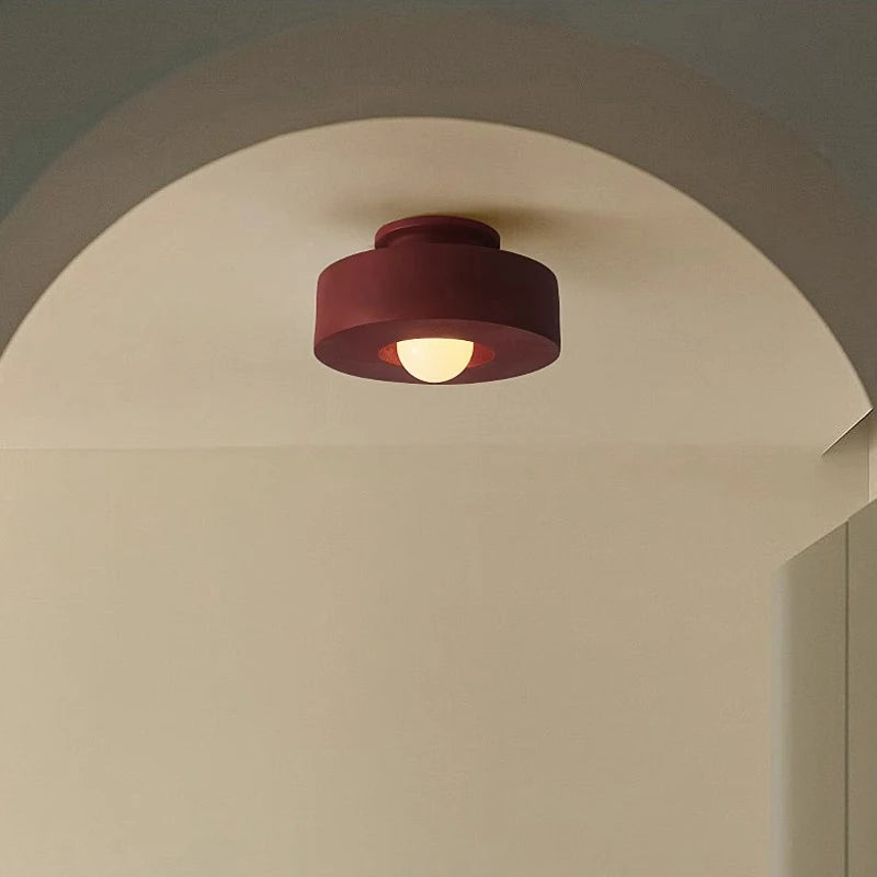 Nowoczesna zielona lampa sufitowa LED do kuchni salonu
