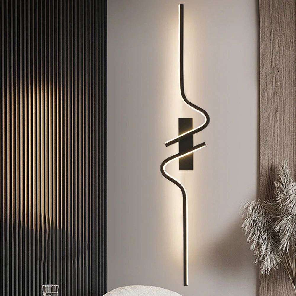 Minimalistyczna Lampa Ścienna LED Biała Ciepła Zimna Nowoczesna