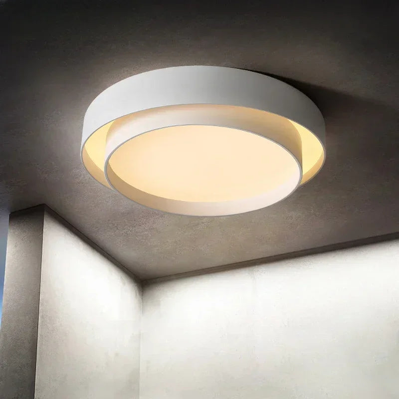 Nowoczesna Lampa Sufitowa LED do Sypialni i Salonu Minimalistyczna
