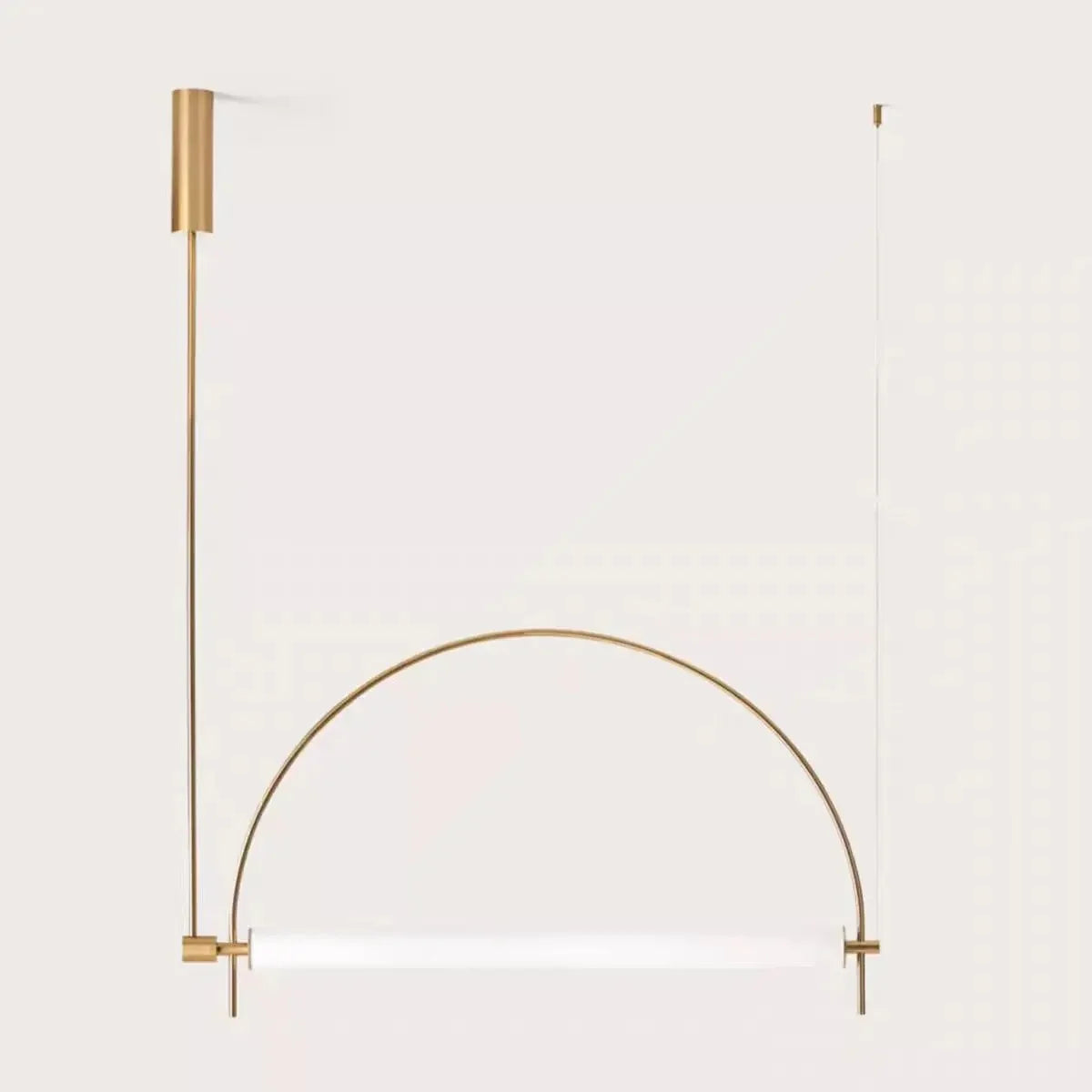 Lampa Wisząca LED Łukowa Minimalistyczna Nowoczesna T-A-001