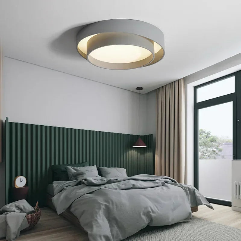 Nowoczesna Lampa Sufitowa LED do Sypialni i Salonu Minimalistyczna