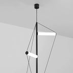 Nowoczesna Lampa Wisząca LED Metalowa E27 do Salonu i Jadalni