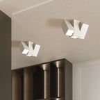 Nowoczesna Lampa sufitowa LED 3 źródła światła czarna metalowa
