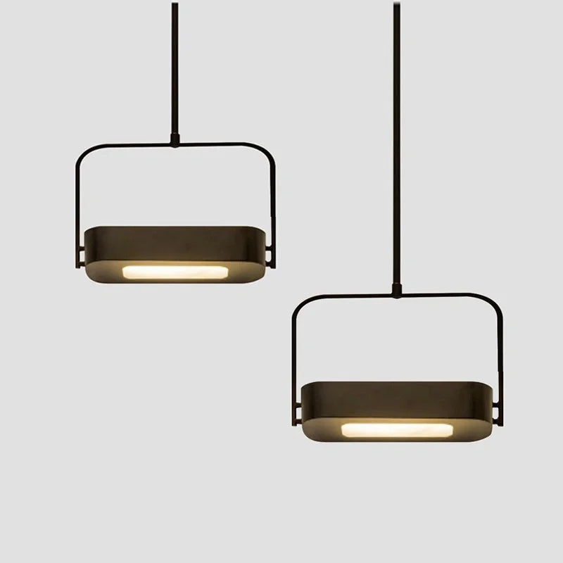 Nowoczesne oświetlenie do salonu w stylu minimalistycznym z podwójnymi lampami wiszącymi od xiuxiu