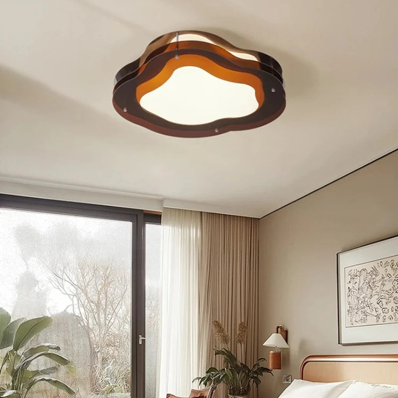 Nowoczesna kwadratowa lampa sufitowa LED z akrylu do salonu