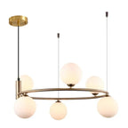 Lampa Wisząca LED Szklana Kula Magiczna Fasolka Nordic