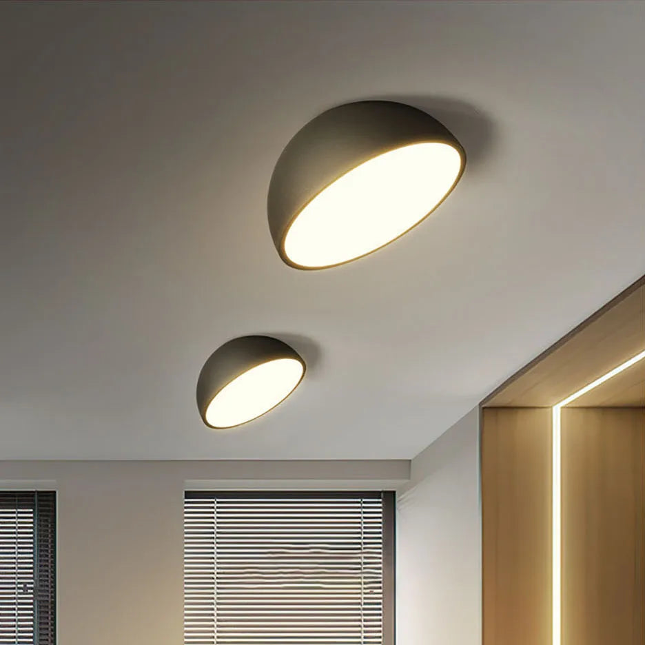 Nowoczesna Lampa sufitowa LED 30CM czarna biała 20-30W