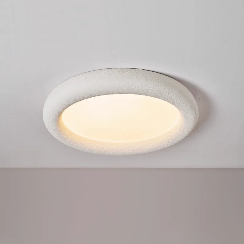 Nowoczesna Lampa Sufitowa LED Wabi Sabi 55cm Kremowa