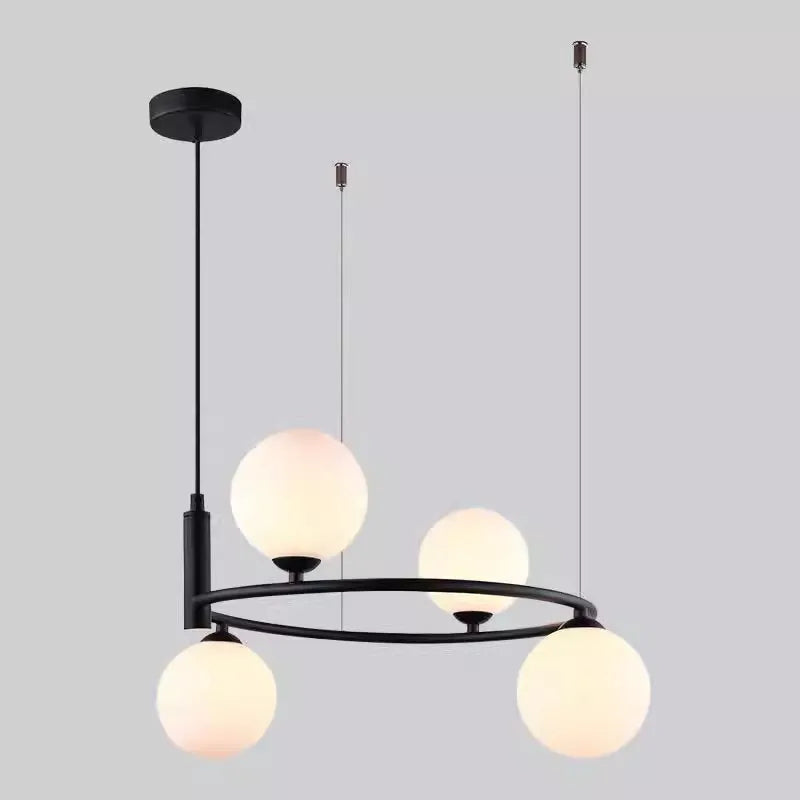 Lampa Wisząca LED Szklana Kula Magiczna Fasolka Nordic