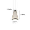 Lampa Wisząca LED Hiszpańska z Frędzlami Minimalistyczna Nowoczesna WJX2306