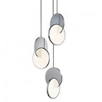 Jaśnie Panie designerska lampa wisząca, metaliczny kolor, przód, do nowoczesnych wnętrz