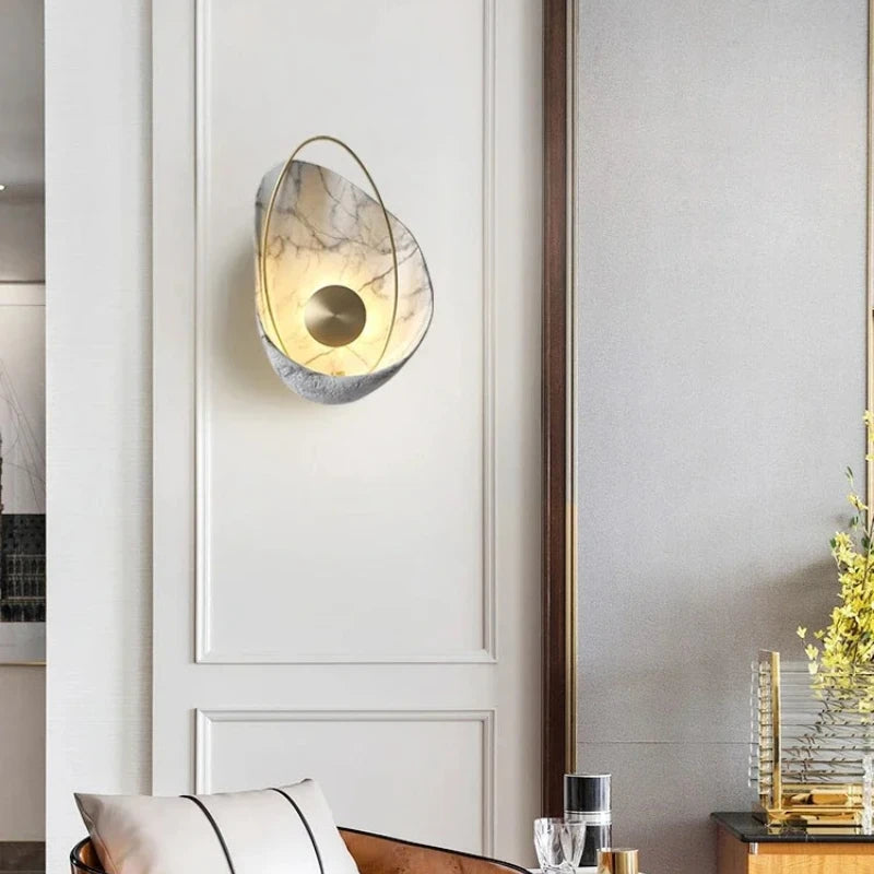 Designerska lampa xiuxiu w nowoczesnym stylu z marmurowym wykończeniem, idealna do wnętrz