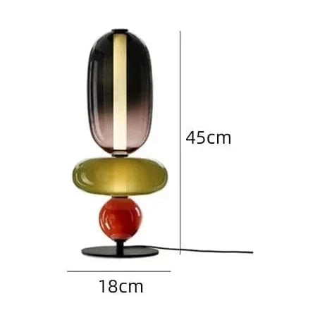 Designerska lampa biurkowa JIANKEXING o wymiarach 45 cm wysokości i 18 cm szerokości