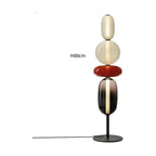 JIANKEXING designerska lampa biurkowa z czarną podstawą i kolorowymi kulistymi elementami o wysokości 80 cm