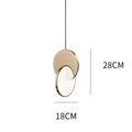 Lampa wisząca Jaśnie Panie, designerska lampa, kolor złoty i biały, kadr przód, przeznaczenie salon