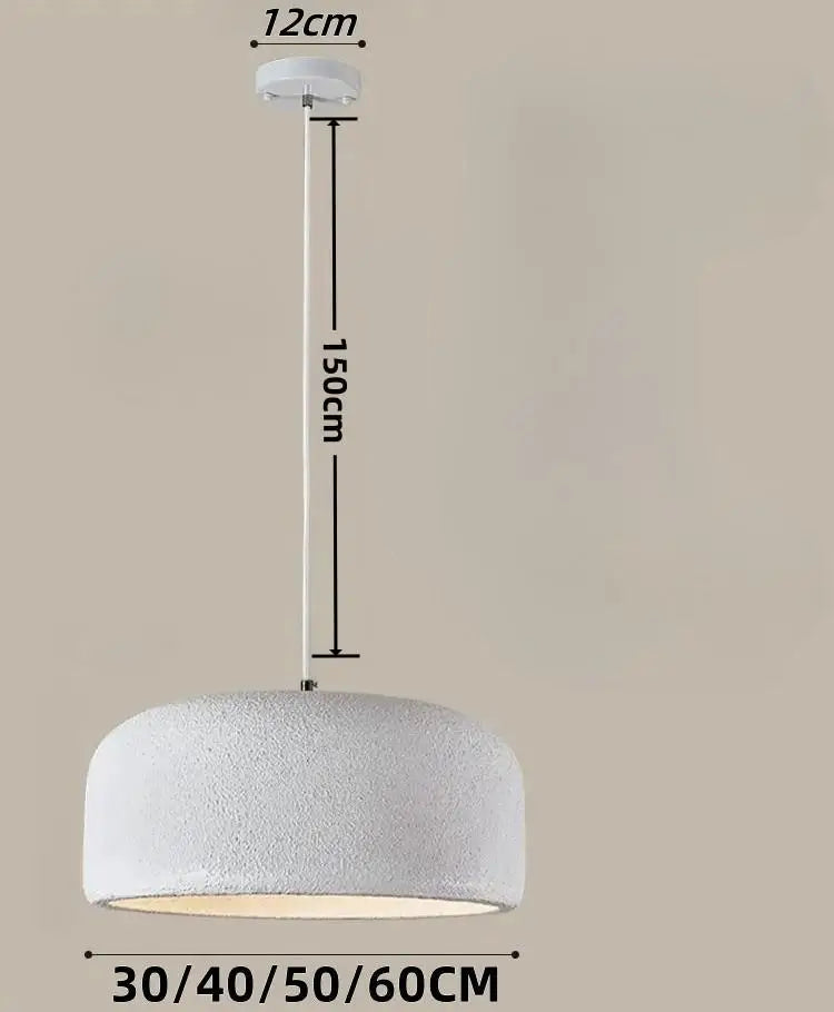 Designerska lampa sufitowa w kształcie okrągłym, w kolorze szarym, z możliwością regulacji wysokości