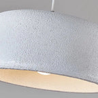 Designerska lampa sufitowa SKXL z białym kloszem o chropowatej powierzchni