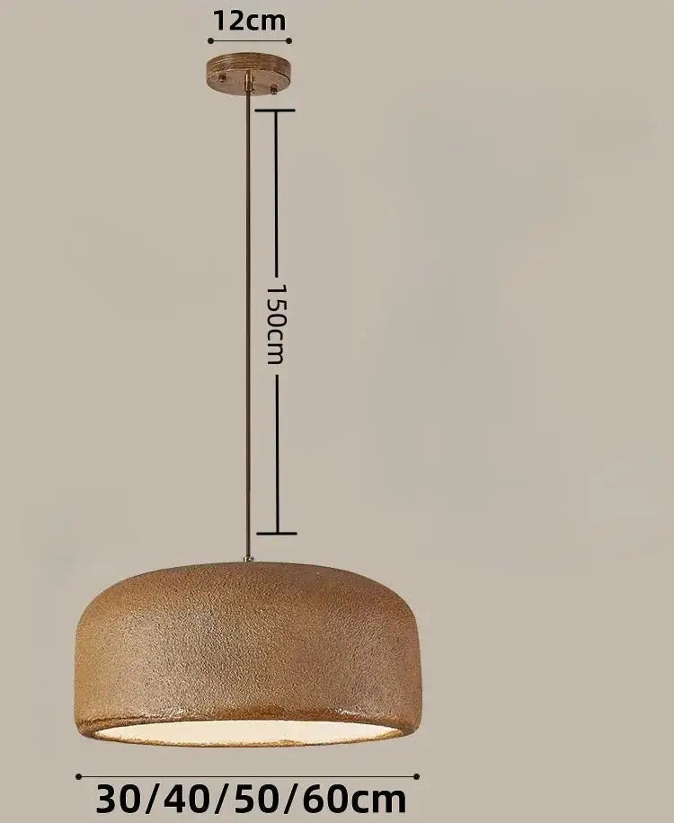 Designerska lampa sufitowa od SKXL w stylu nowoczesnym, długość 150cm, średnica 30/40/50/60cm