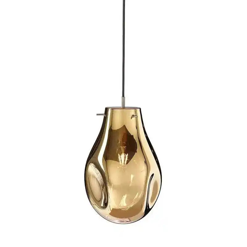 Ekskluzywne oświetlenie wnętrz złota lampa wisząca z eleganckim nowoczesnym designem