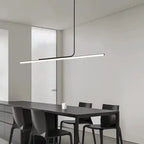 Minimalistyczna czarna lampa do salonu minimalistyczna Gather wisząca nad stołem jadalnym