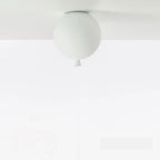 Minimalistyczna biała lampa sufitowa w kształcie balonu kolorowe lampy balonowe