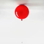 Kolorowa czerwona lampa balonowa montowana do sufitu nowoczesne kolorowe lampy balonowe