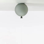 Szara nowoczesna lampa sufitowa w kształcie balonu kolorowe lampy balonowe do wnętrz
