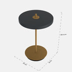 Lampa biurkowa Vaapuu w kolorze czarno-złotym o nowoczesnym designie i wymiarach 30,6 na 20 cm
