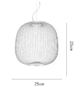 Lampa wisząca Jaśnie Panie, lampa do salonu, biały kolor, widok z boku, nowoczesny design
