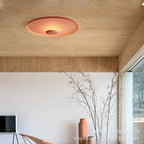 Lampa scienna HomeLover, okrągła, pomarańczowa, widok z przodu, do nowoczesnego salonu
